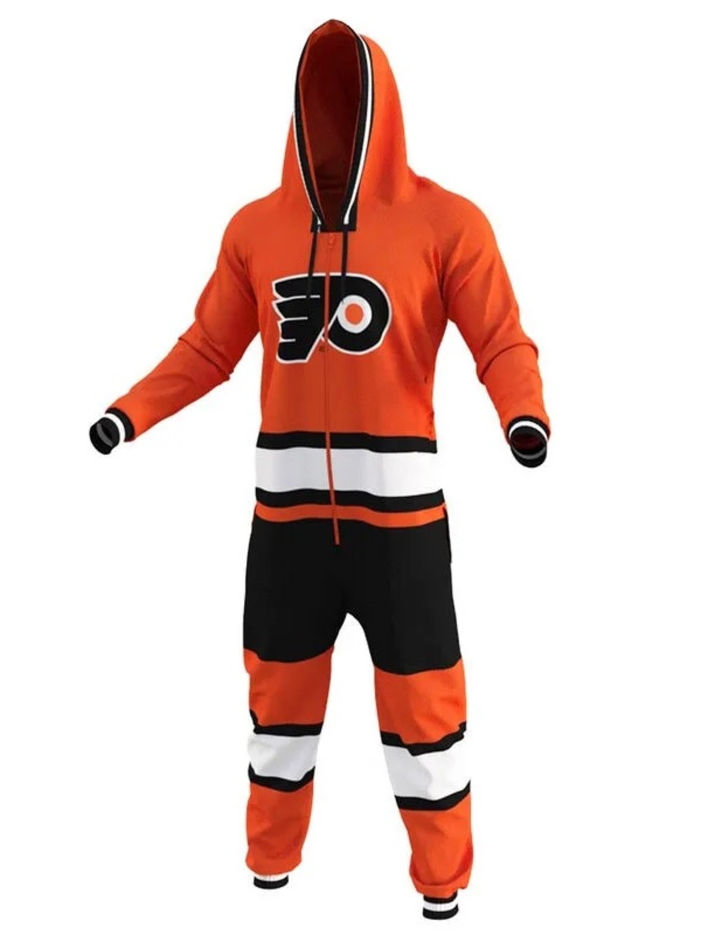 Hockey Sockey Adult Philadelphia Flyers NHL Onesie Size Small